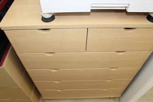 ニトリ チェスト（ルフィ2 80NA ）5段美品★特別価格★送料・設置無料★店頭引取歓迎！