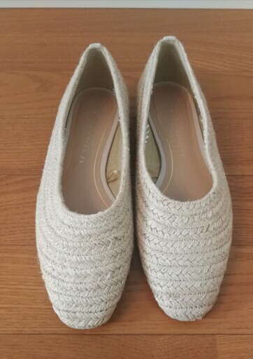 ザラ【ZARA】ほぼ未使用◇編込みフラットシューズ 35(23㎝)◇パンプス◇バレイシューズ