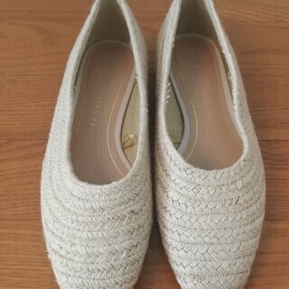 ザラ【ZARA】ほぼ未使用◇編込みフラットシューズ 35(23㎝...