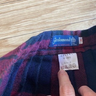 英国製　巻きスカート　の画像