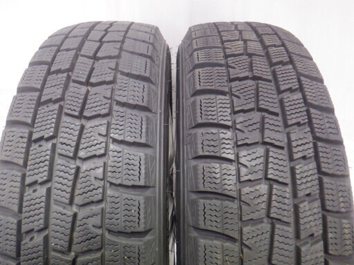 J販売ずみ　アトレーワゴン等・軽用乗用車4H 100 4.5J +43 13インチ タイヤ155/65R13（DUNLOP WINTERMAXX WM01） LEBEN/アルミ付 スタッドレス 4本 ○山あり○ 17/18年製