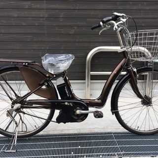 地域限定　ブリヂストン　ボーテ　新基準　三人乗り　子供乗せ　茶　ラフィーニ　ギュット　神戸市　電動自転車
