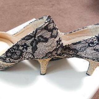 「最終値下げです」パーティー用パンプス／23cmの画像