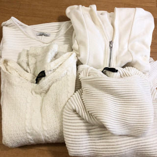 レディース 白 トップス Mサイズ 4点セット