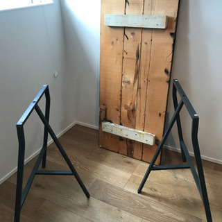 テーブル　(古材DIY天板　IKEA脚付き) テーブル (古材DIY天板 IKEA脚付き)