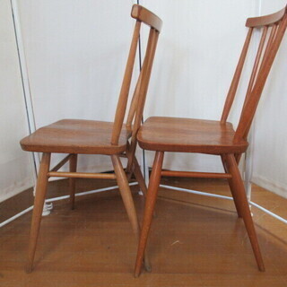 J1461/チェア/椅子/イギリス/英国/ロイズ/Lloyds/アンティーク/Antiques/2脚セット/現状渡し/中古品/の画像