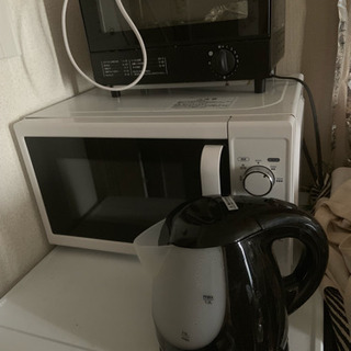 冷蔵庫、電子レンジなどの画像