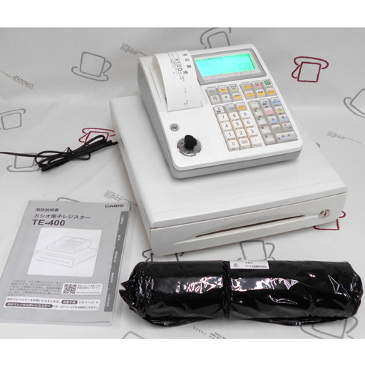 ♪CASIO/カシオ 電子レジスター TE-400 ロール5個付♪