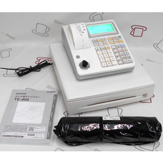 ♪CASIO/カシオ 電子レジスター TE-400 ロール5個付♪