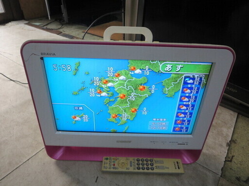 キレイに映るSONY16型テレビ　2008年製