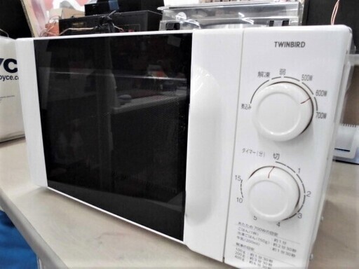 ツインバード 電子レンジ DR-D319型 幅45.5×奥行33×高さ26.5㎝ ホワイト苫小牧西店