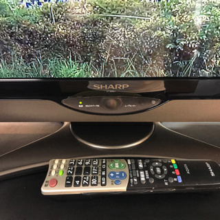 SHARP シャープ AQUOS アクオス 32型 液晶カラーテレビ LC-32SC1 テレビボード付き 2010年製 中古の画像