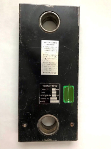 【売れました】　チルメーター　アナログ5t テンションメーター クレーンメーター チルコーポレーション