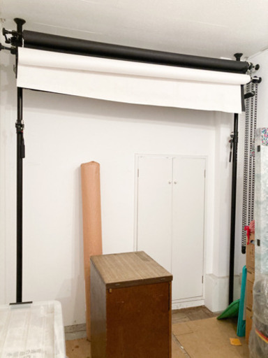 マンフロット Manfrotto オートポール 背景紙サポートキット メタルチェーン 3本掛