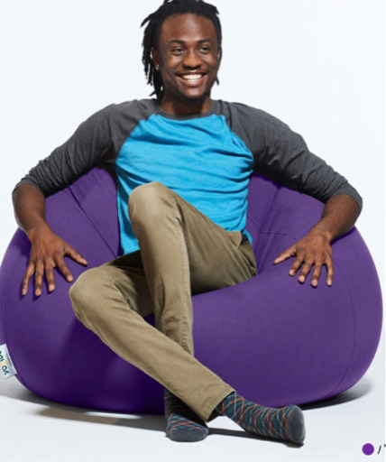 美品　Yogibo Pod ヨギボー　ポッド　パープル