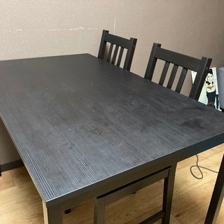 イケア　ダイニングテーブル　3点セット
