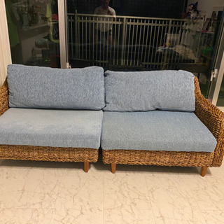 3人掛けソファー　南国リゾート風の画像