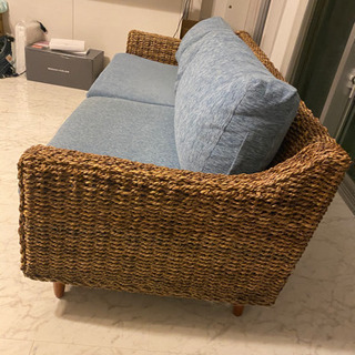 3人掛けソファー　南国リゾート風の画像