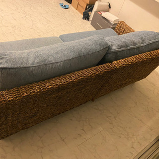 3人掛けソファー　南国リゾート風の画像