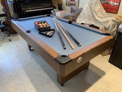 本格家庭用7フィート ビリヤード台 PT-701Aセット 引取のみ