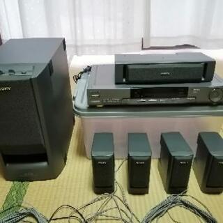 【譲渡先が決まりました】5.1chウーファー付きアンプスピーカーセット