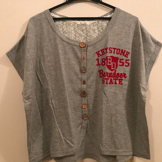 レディース　半袖カーディガン