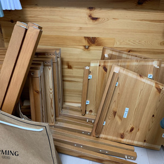 IKEA ヨックモック　テーブル＆チェア4脚の画像