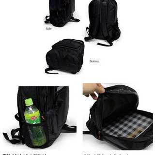 Alpha Crest 反射テープ付 リュック ボディバッグ バックパックの画像