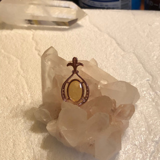 96A スーパーBIG  Summerセール‼️AAA天然アンバー　ペンダントトップの画像