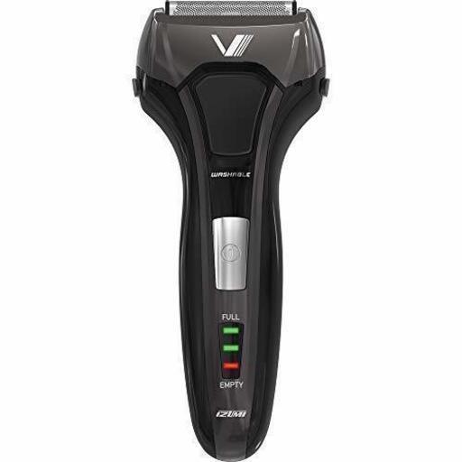電動シェーバー 4枚刃 ブラック 水洗い可 IZF-V558-K