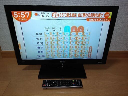 液晶テレビ 22インチ TECO TA2232JW