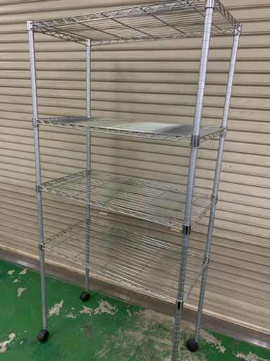 決まりました　スチールラック 小物 物置 などに