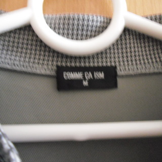 レディース・COMME-CA-ISMポロシャツ長袖（M)グレー良品の画像