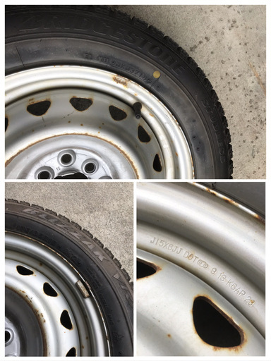 【格安】175/65R15 ブリヂストン　ブリザックVRX　2018年製　カローラフィールダー　キューブ　インサイト　フィット　など