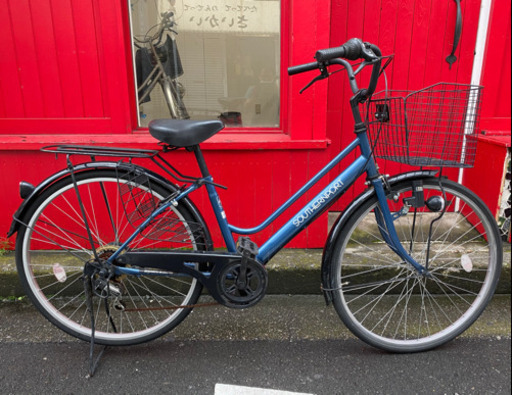 106 ★激安★変速ギア6段 ノーマルライト 26インチ 軽整備済み 防犯登録 ママチャリ 横浜