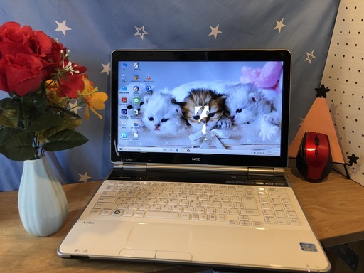 ☆彡値下げ(^.^)大人気ＮＥＣリノベーションパソコン?高速ｉ７第二世代/爆速ＳＳＤ２４０ＧＢ?女性にも人気のクリスタルホワイト/Ｗｉ