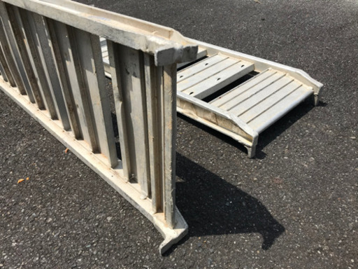 軽トラの荷台に乗ります！アルミブリッジ　180cm×35cm 積載500kg
