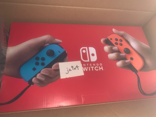 新品未開封　Nintendo Switch 本体 (ニンテンドースイッチ) Joy-Con(L) ネオンブルー/(R) ネオンレッド(バッテリー持続時間が長くなったモデル)新品未開封