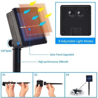 【新品・未使用】ソーラーストリングライトの画像