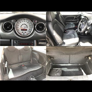 BMW ミニ クーパー パークレーン RA-16 1600cc 平成18年 (2006年) 3月 グレー 車検令和3年6月まで レザーシート シートヒーターの画像