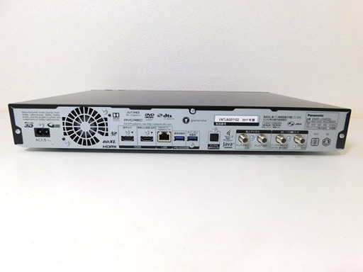 美品◇Panasonic/パナソニック DMR-UX4030 BDレコーダー 4TB Ultra HD対応 全自動DIGA◇