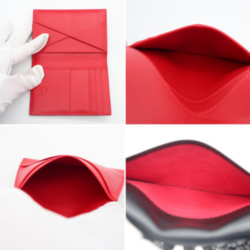 《Christian Louboutin/スタッズ カードケース》ABランク 美