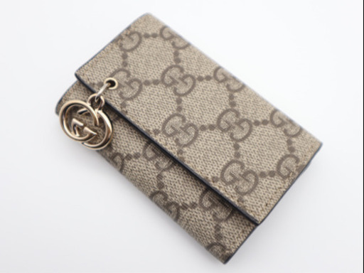 《GUCCI/GGスプリーム》ベージュダスティローズ 21111 Aランク 極美