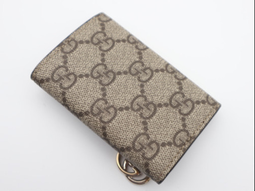 《GUCCI/GGスプリーム》ベージュダスティローズ 21111 Aランク 極美