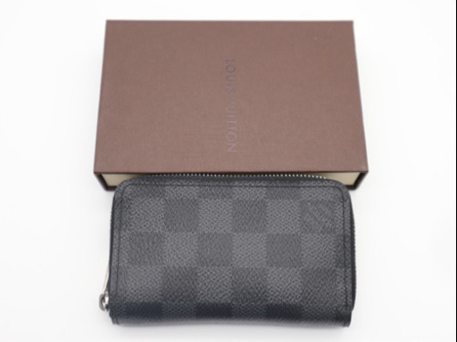《LOUIS VUITTON/ダミエ グラフィット ジッピーウォレット》AB 美