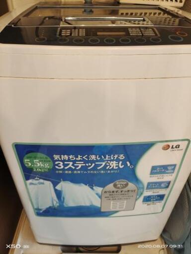 LG洗濯機wfー55wlb 5.5kg
