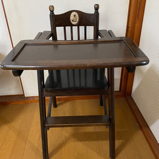 お譲り先が決まりました　差し上げます　懐かしいベビーチェアー