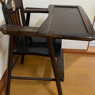 お譲り先が決まりました　差し上げます　懐かしいベビーチェアーの画像