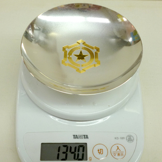 純銀杯 134g 札幌市30年勤続 元箱付属  酒器 記念品 インテリア コレクション ☆  札幌市 清田区 平岡の画像
