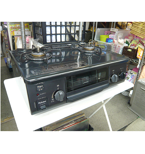 【美品 2019年製 ガステーブル LPガス】幅56㎝ パロマ IC-S37-R 水なしグリル 安心モード 右強火 札幌 本郷通店